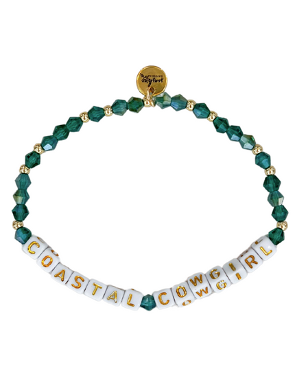 Coastal Cowgirl Letter Block Bracelet