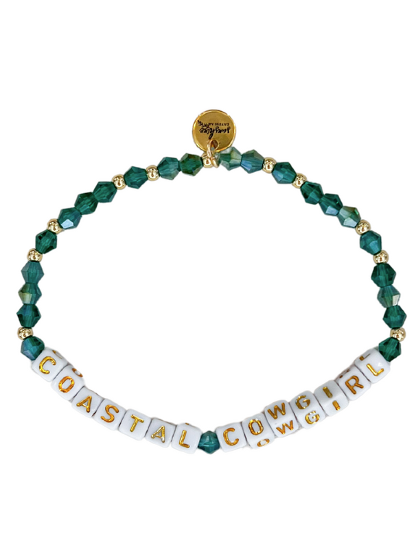 Coastal Cowgirl Letter Block Bracelet