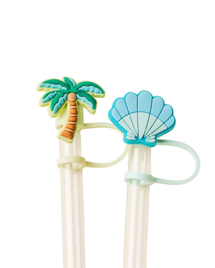 Island Escape Straw Topper Set