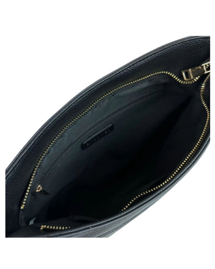 Maxine Vegan Pebble Leather Messenger Bag