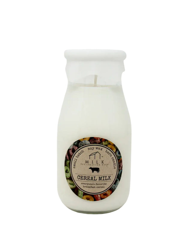 Cereal Milk Milk Bottle Candle