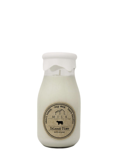Island Time Milk Bottle Candle