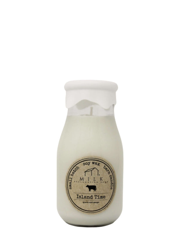 Island Time Milk Bottle Candle