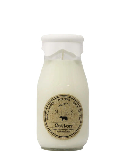 Cotton Milk Bottle Candle
