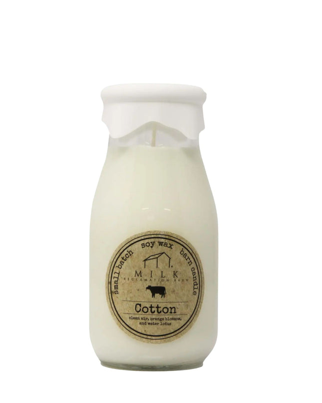 Cotton Milk Bottle Candle