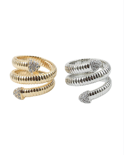 Cobra CZ Edge Twist Ring