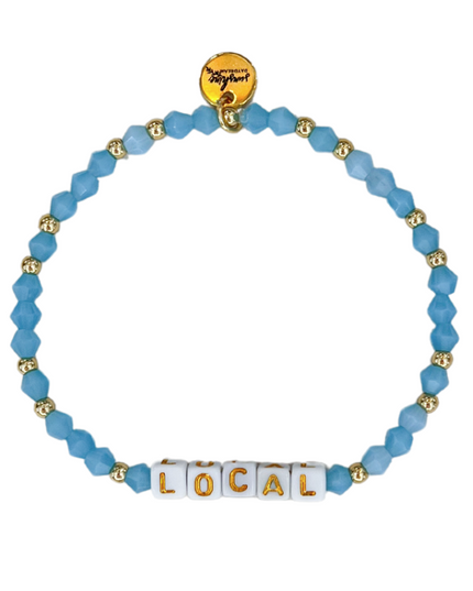 Local Letter Block Bracelet