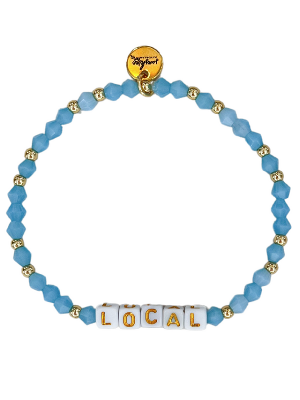 Local Letter Block Bracelet