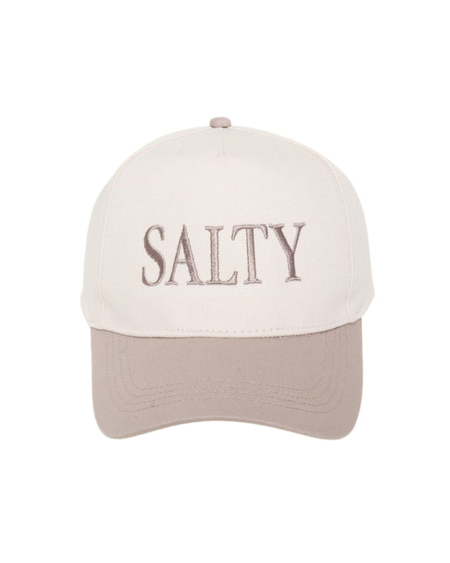 Salty Embroidery Two Tone Trucker Hat