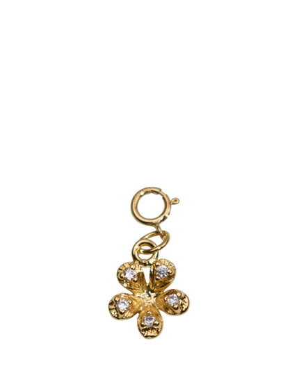 Flower Gold Charm