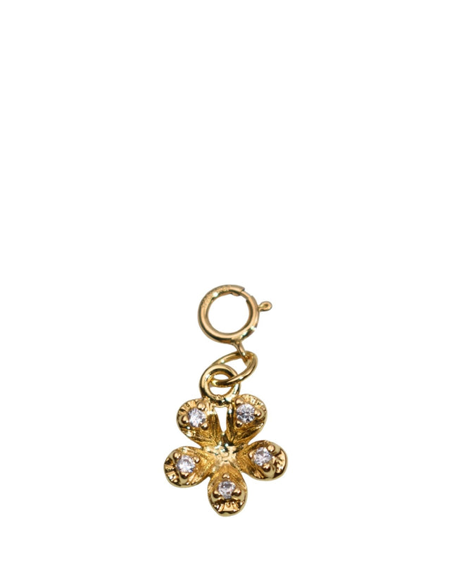 Flower Gold Charm