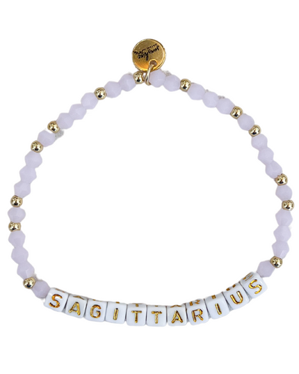 Sagittarius Letter Block Bracelet