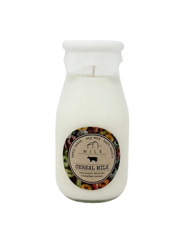 Cereal Milk Milk Bottle Candle