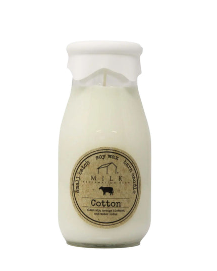 Cotton Milk Bottle Candle