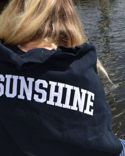 Sunshine Embroidered Mock Neck Sweatshirt