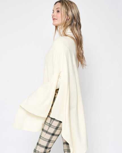 Solid Color Poncho