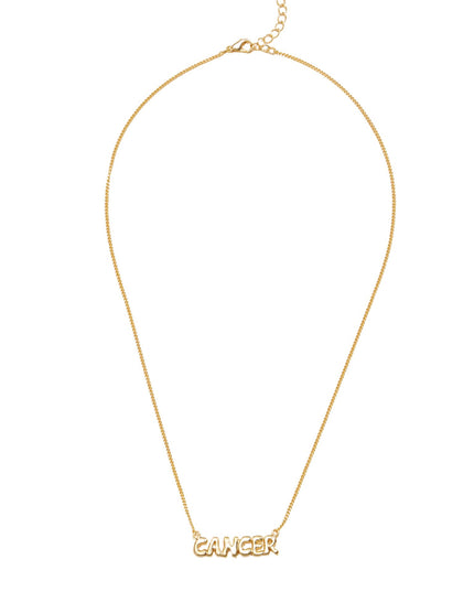 Zodiac Bubble Pendant Necklace