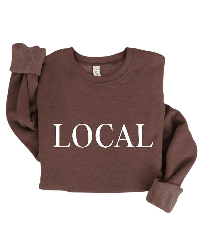 Local Thin Font Graphic Crew