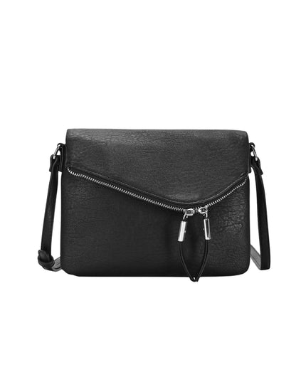 Faux Leather Envelope Crossbody Bag