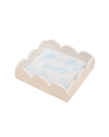 Bride Something Blue Scallop Trinket Tray