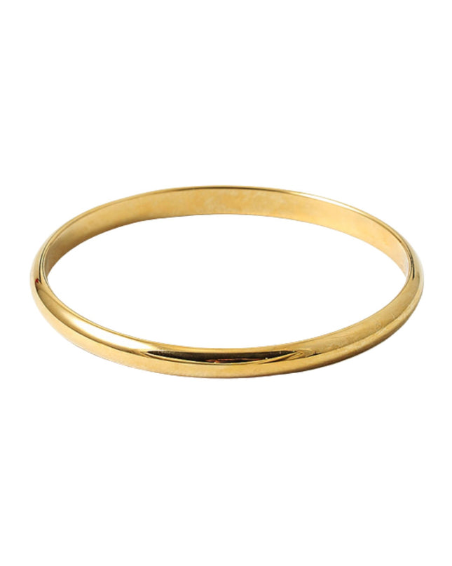 Plain Metal Basic Bangle Bracelet