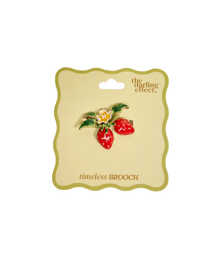 Strawberry Duo Timeless Brooch