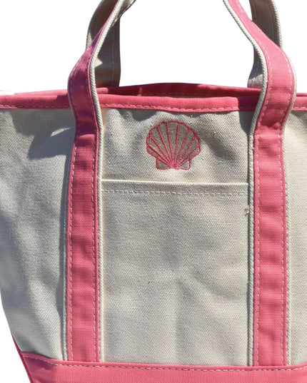 Personalized Single Icon Small Handle Top Tote Bag