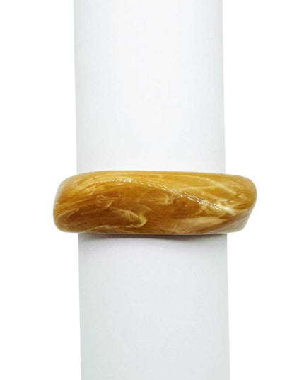 Abstract Square Resin Bangle Bracelet