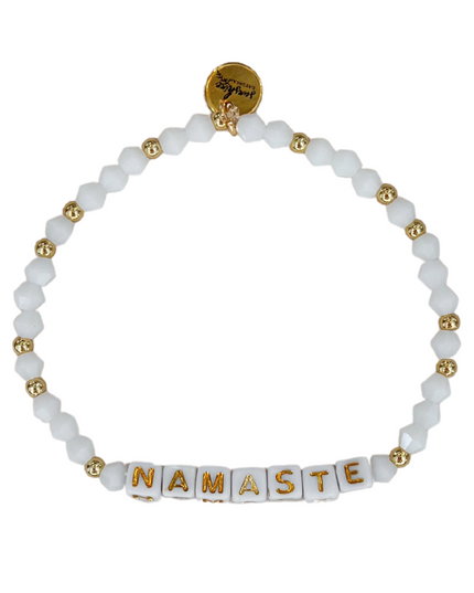 Namaste Letter Block Bracelet