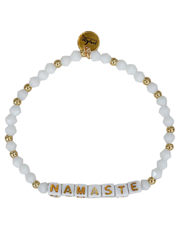 Namaste Letter Block Bracelet
