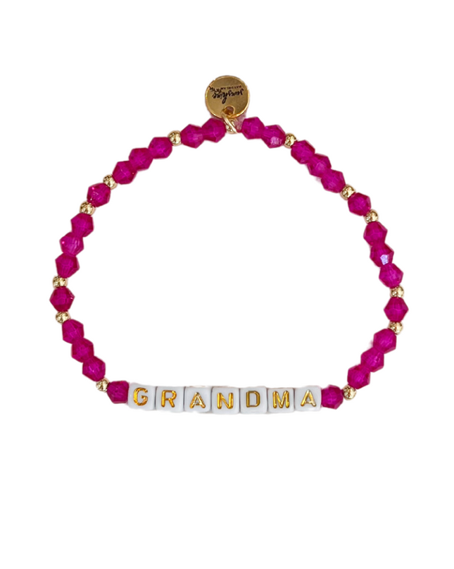Grandma Letter Block Bracelet