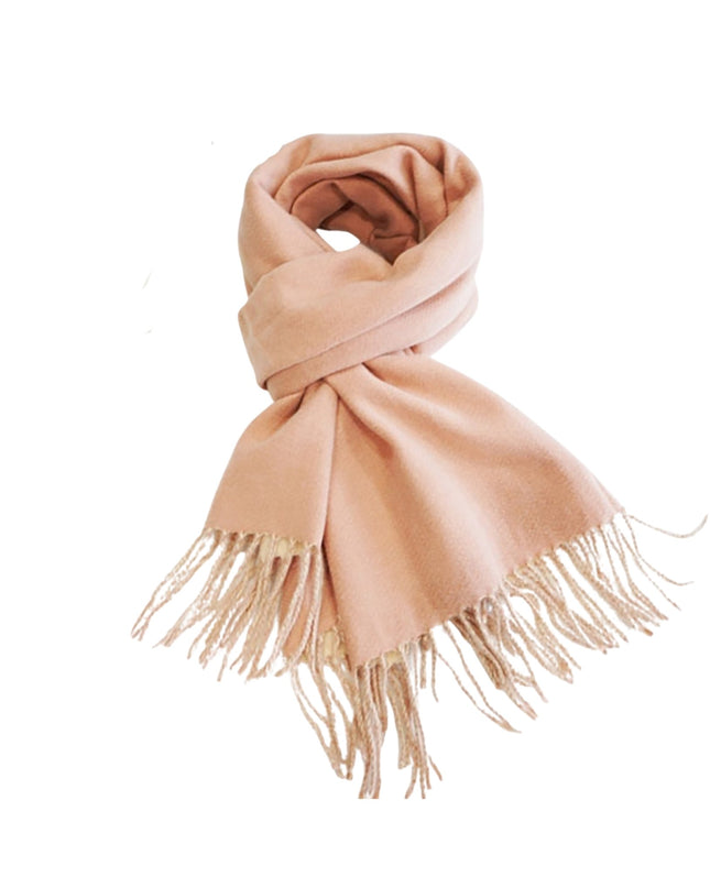 Two Tone Classic Fringe Shawl Wrap Scarf