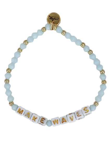 Make Waves Letter Block Bracelet