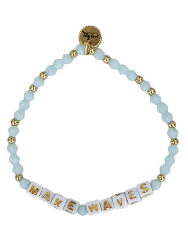 Make Waves Letter Block Bracelet