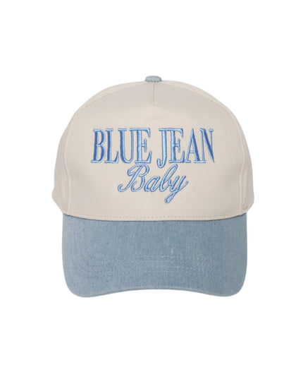 Blue Jean Babe Embroidery Two Tone Trucker Hat