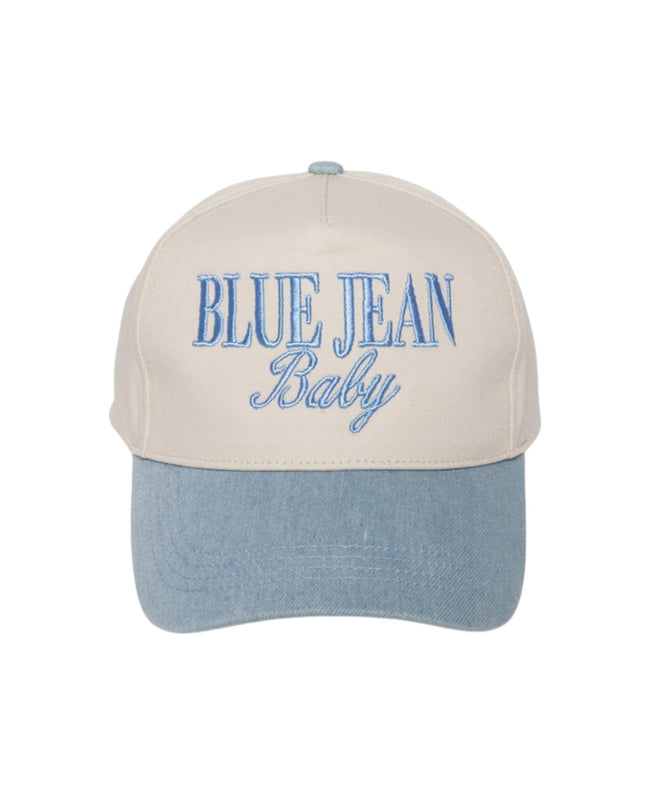 Blue Jean Babe Embroidery Two Tone Trucker Hat