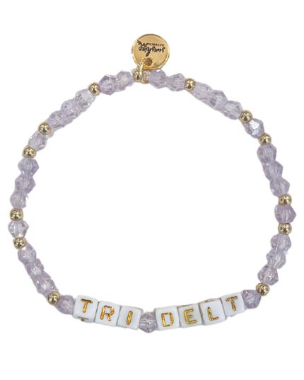 Tri Delt Sorority Letter Block Bracelet