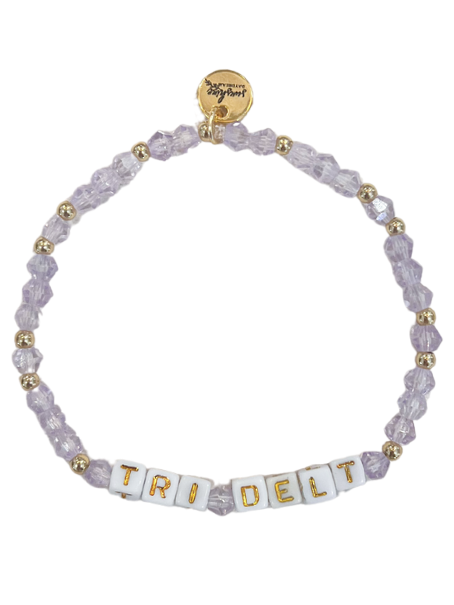 Tri Delt Sorority Letter Block Bracelet