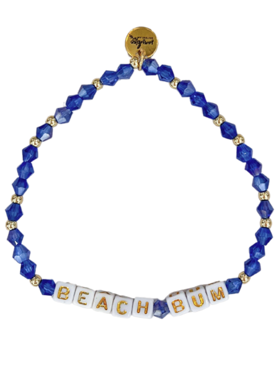 Beach Bum Letter Block Bracelet