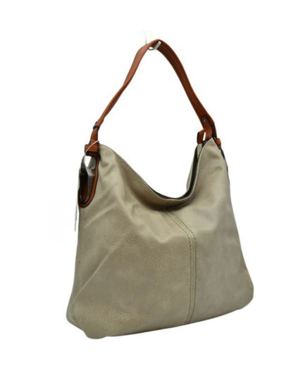 Slouchy Hobo Shoulder Bag Chestnut Strap