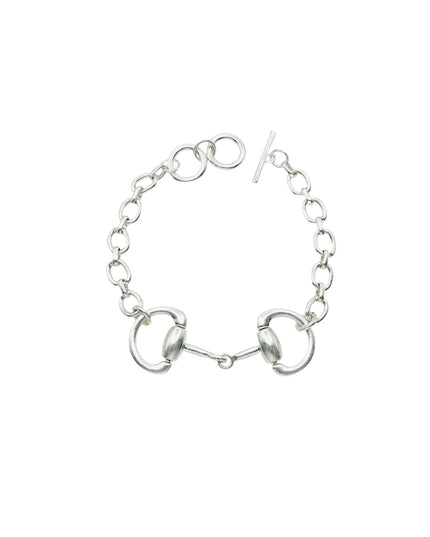 Metal Buckle Chain Link Toggle Bracelet