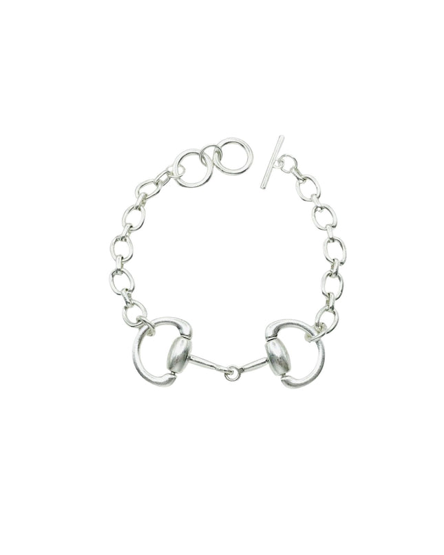 Metal Buckle Chain Link Toggle Bracelet