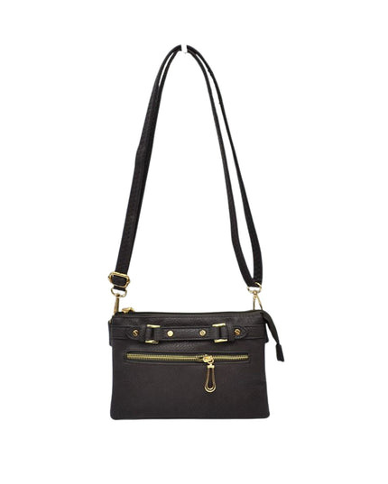 Detailed Medium Vegan Leather Crossbody