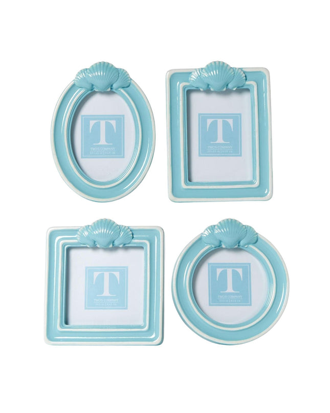 Blue Shell Photo Frame