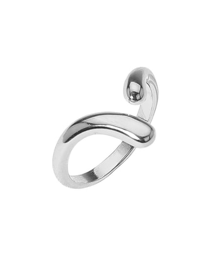 Plain Metal Curved Wrap Ring