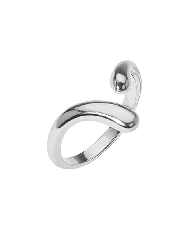 Plain Metal Curved Wrap Ring