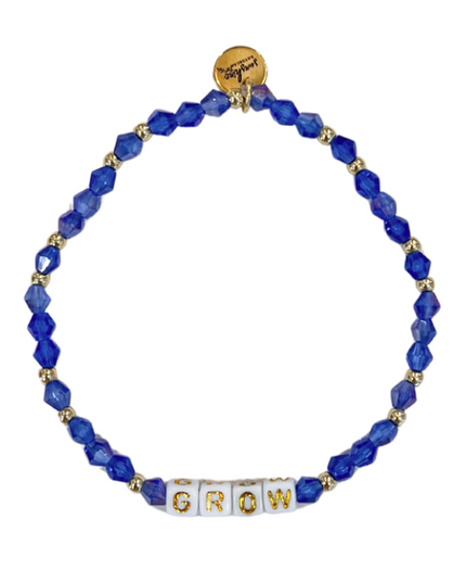 Grow Letter Block Bracelet