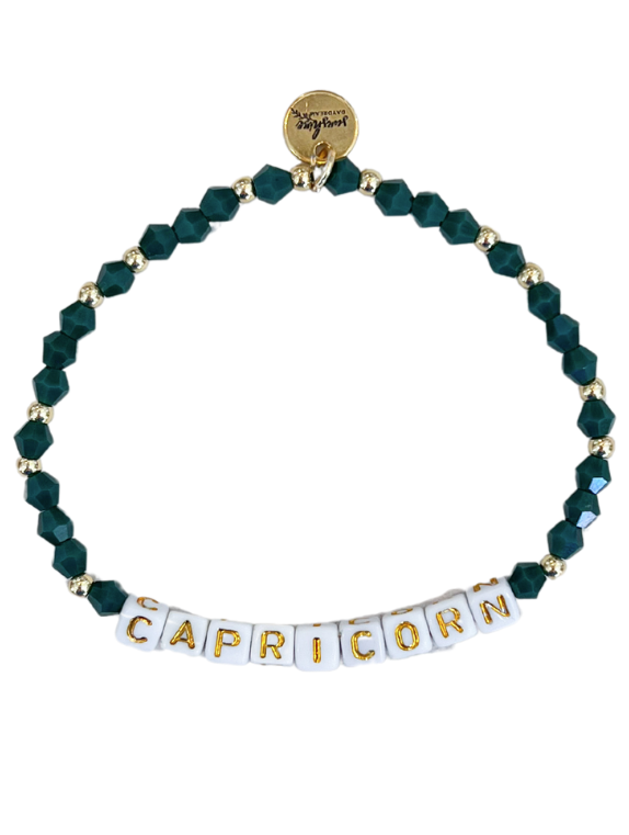 Capricorn Letter Block Bracelet