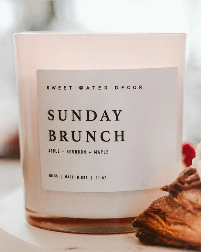 Sunday Brunch 11oz White Jar Soy Candle