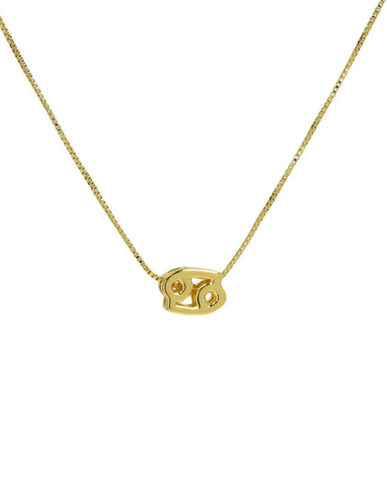 Zodiac Sign Sliding Charm Necklace